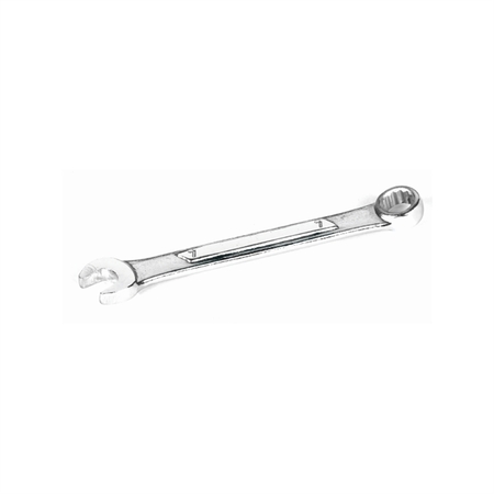 PERFORMANCE TOOL Chrome Combination Wrench, 7mm, with 12 Point Box End, Raised Panel, 3-7/8" Long W309C